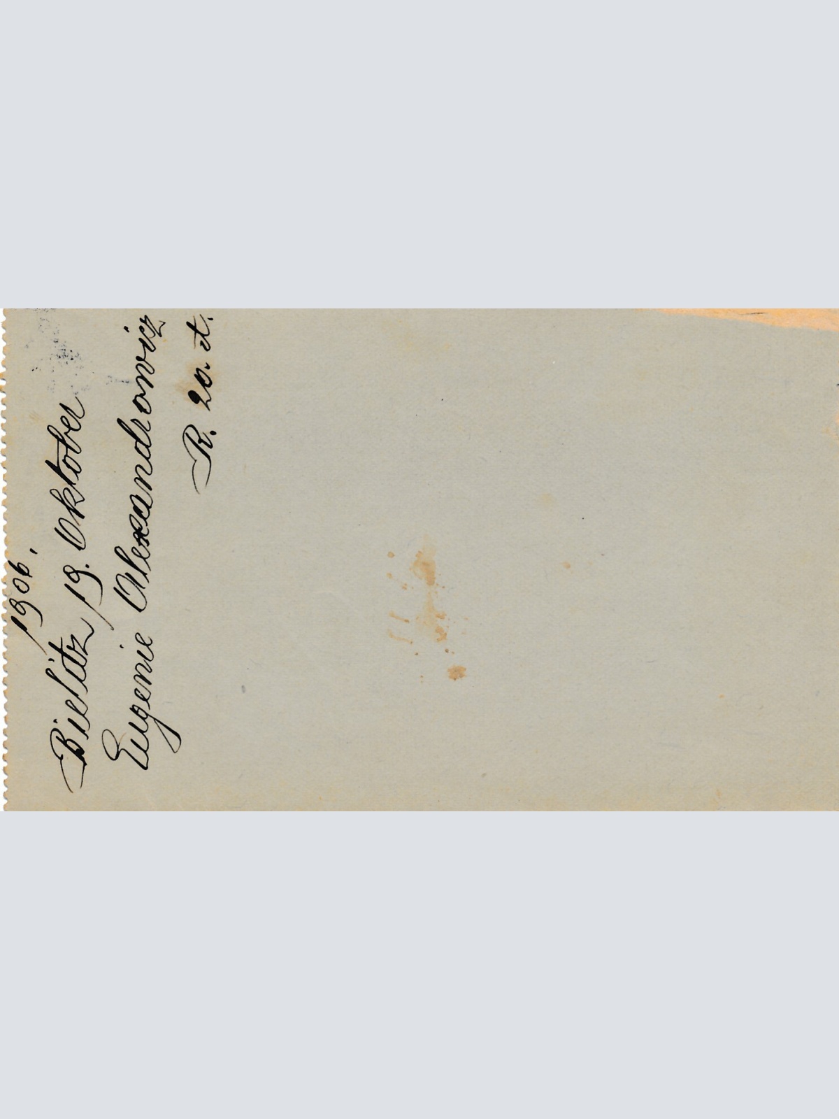 10 Heller - Ganzsachen - Kartebrief 1906 aus Bielitz (11323)