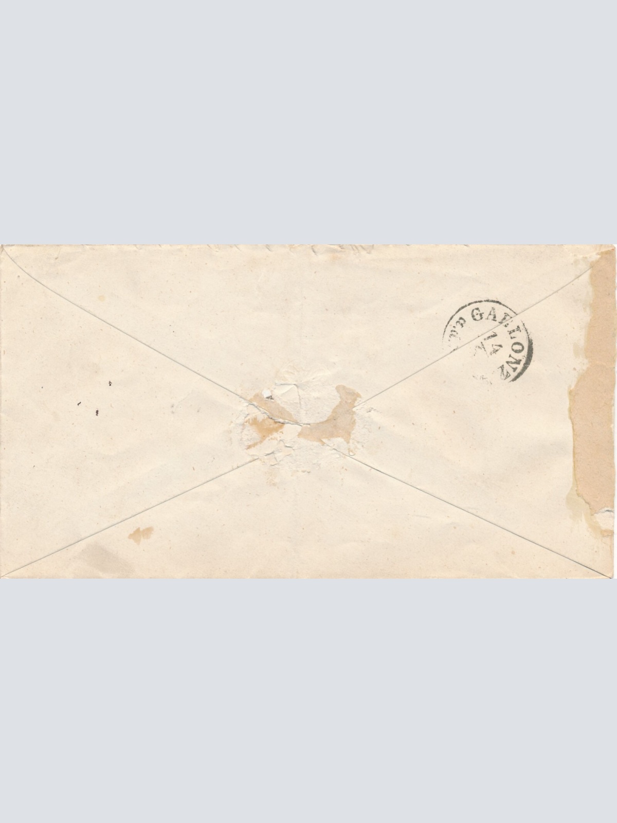 5 Kreuzer - Ganzsachen - Brief aus Tannenwald (11325)