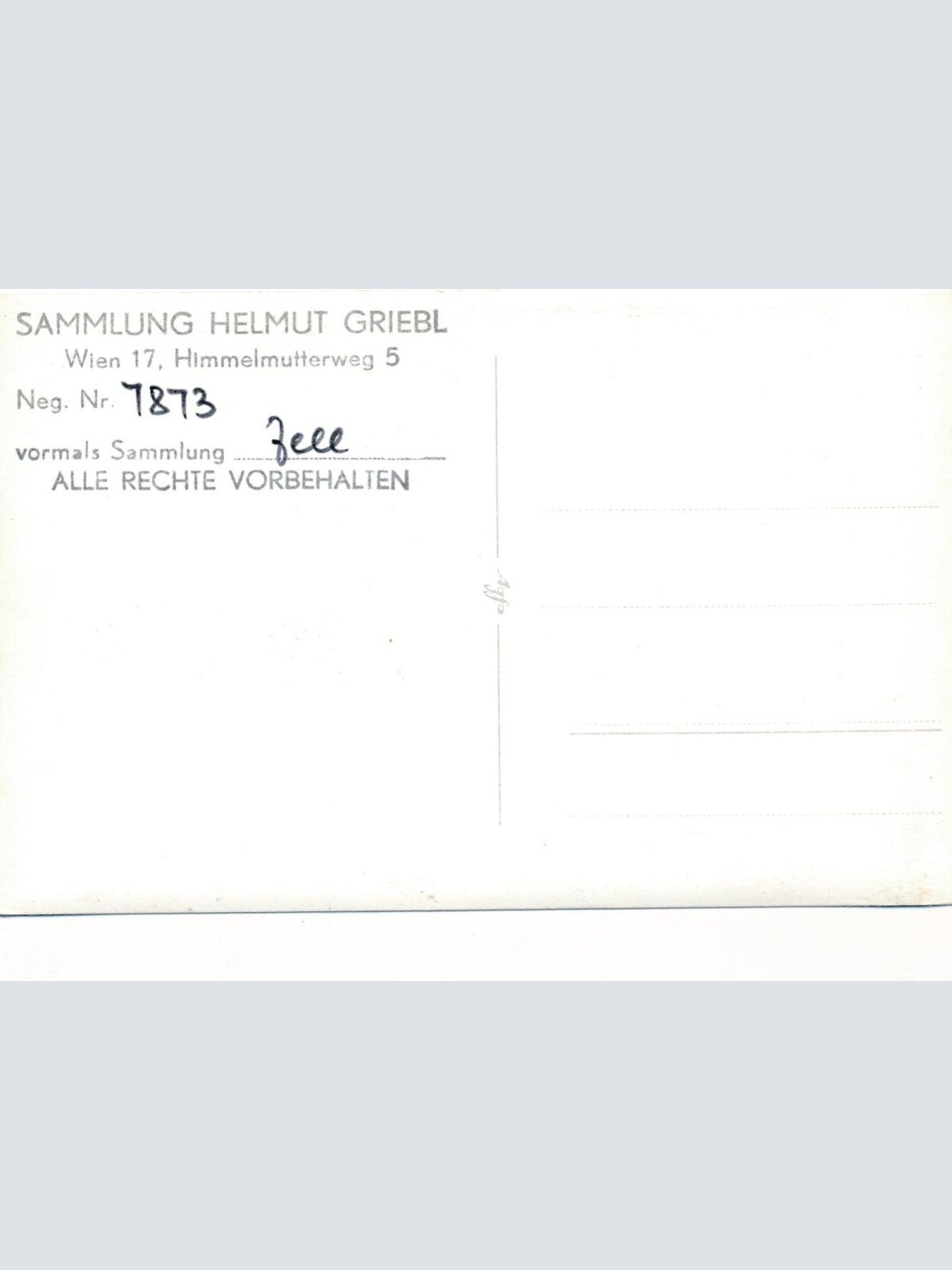 Foto - Karte  Eisenbahn - Straßenbahn Ansichtskarte (11303)