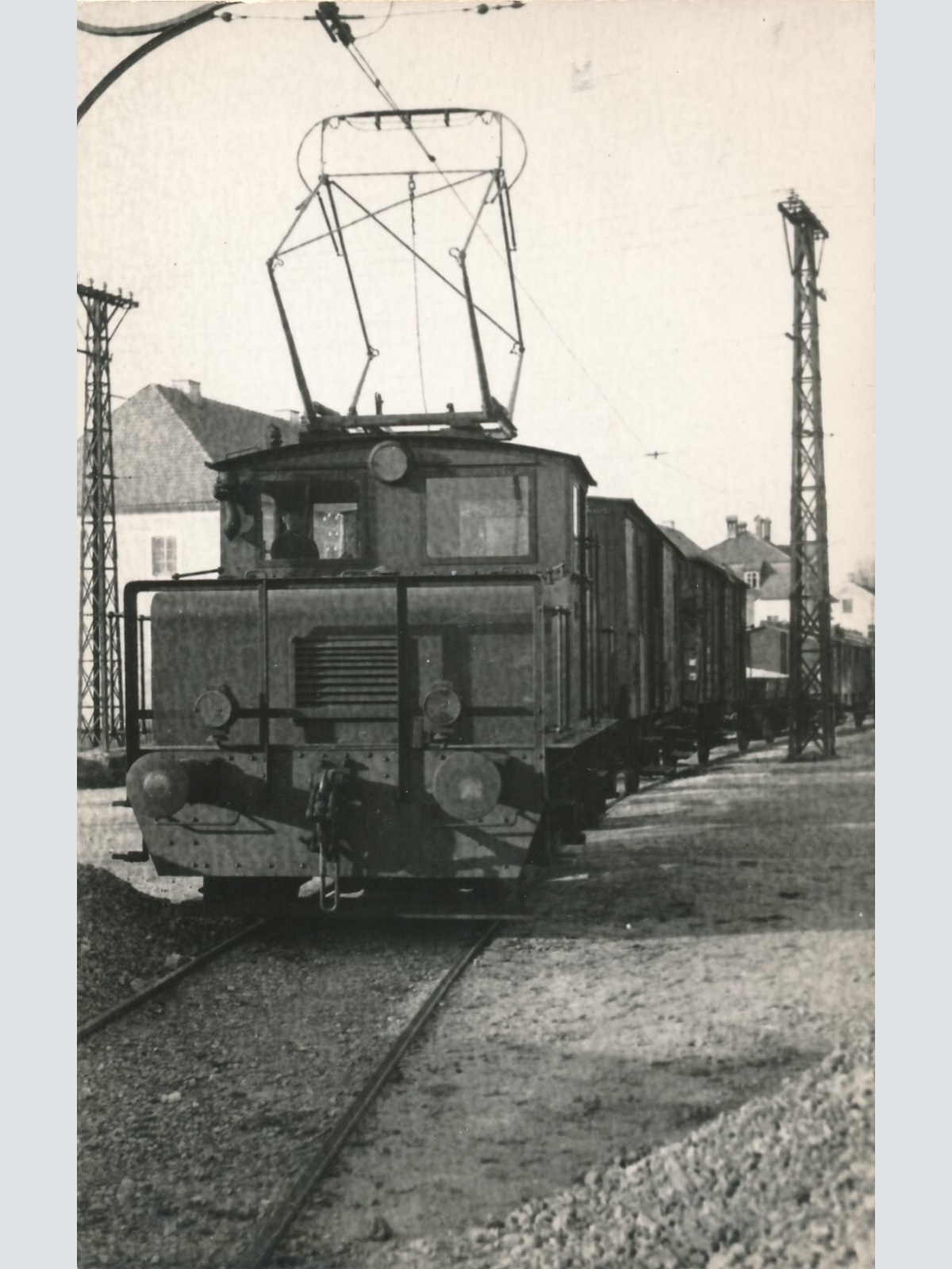 Foto - Karte  Eisenbahn - Straßenbahn Ansichtskarte (11304)