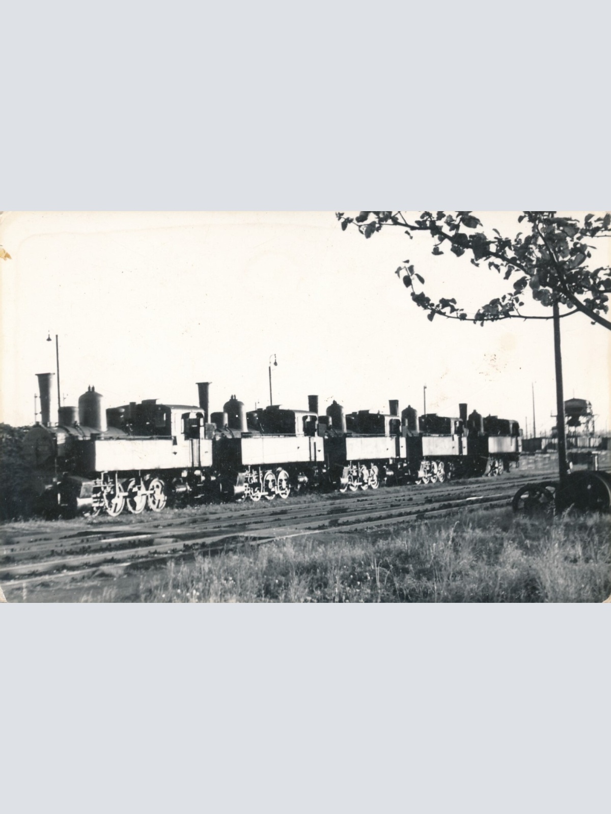 Foto - Karte  Eisenbahn - Straßenbahn Ansichtskarte (11307)
