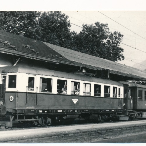 Foto - Karte  Eisenbahn - Straßenbahn Ansichtskarte (11309)
