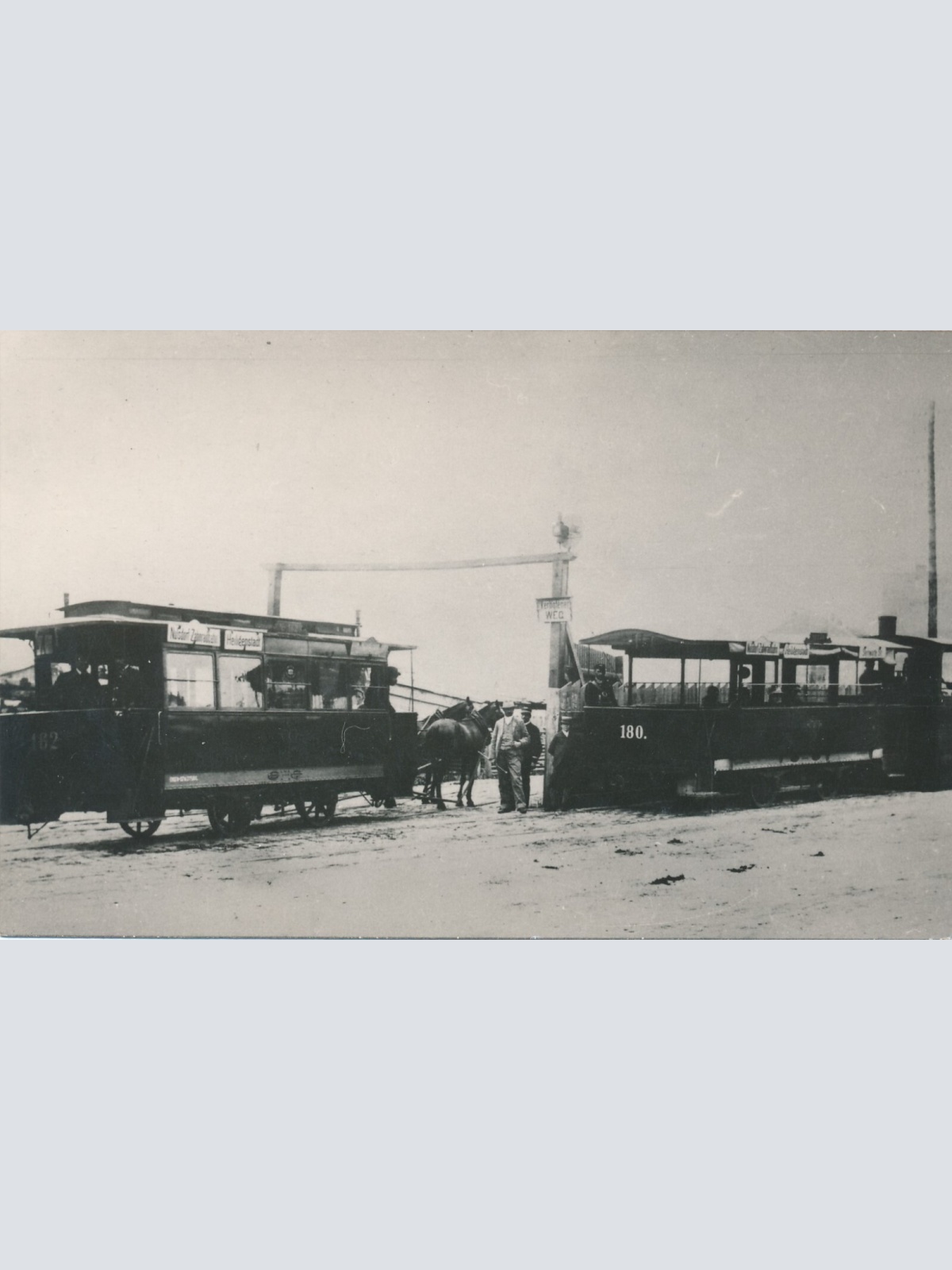 Foto - Karte  Eisenbahn - Straßenbahn Ansichtskarte (11312)