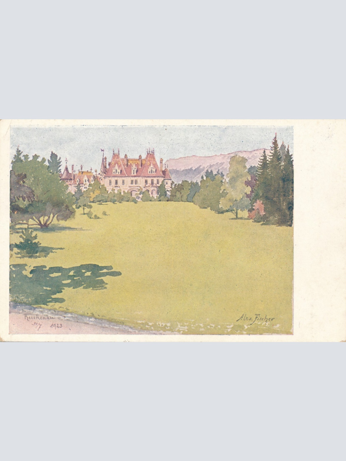 AK, Schloss Rothschild in Reichenau, Niederösterreich (S2569)