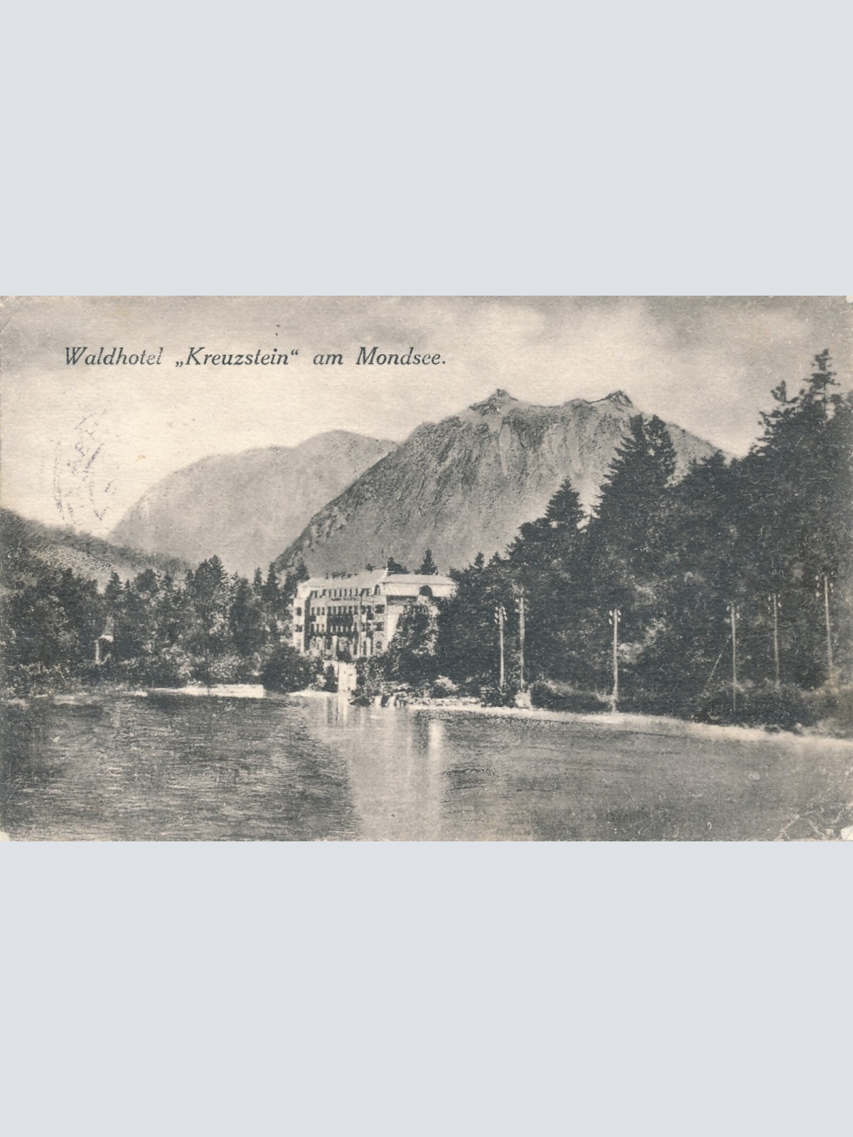 AK aus Mondsee mit Waldhotel Ansichtskarte (11616)