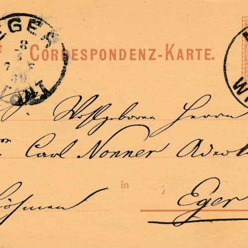 2 Kreuzer Ganzsachen - Karte 1880 aus Wien Neubau (11175)