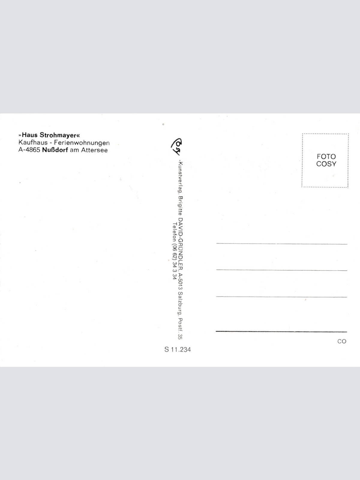 AK, Nussdorf am Attersee, Oberösterreich (S2735)