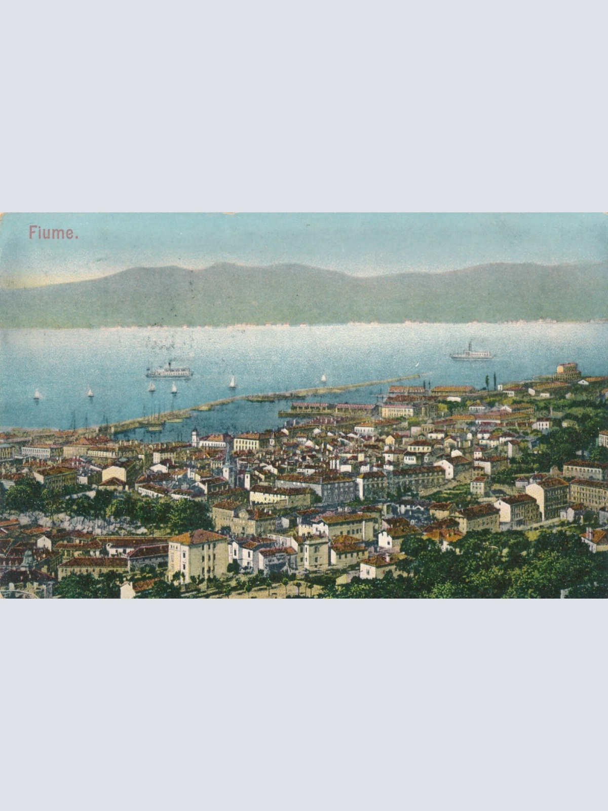 AK aus Fiume Italien Ansichtskarte (10937)