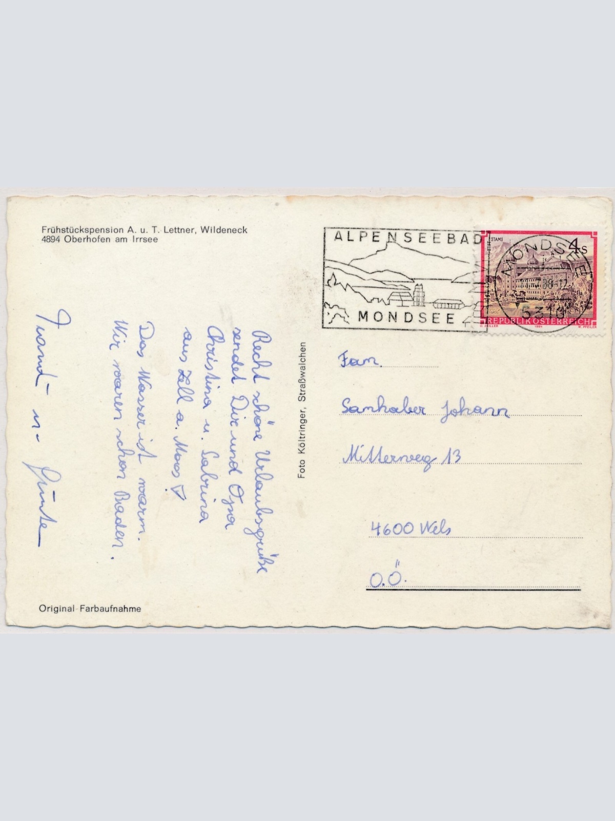 AK, Oberhofen am Irrsee, Oberösterreich (S2726)