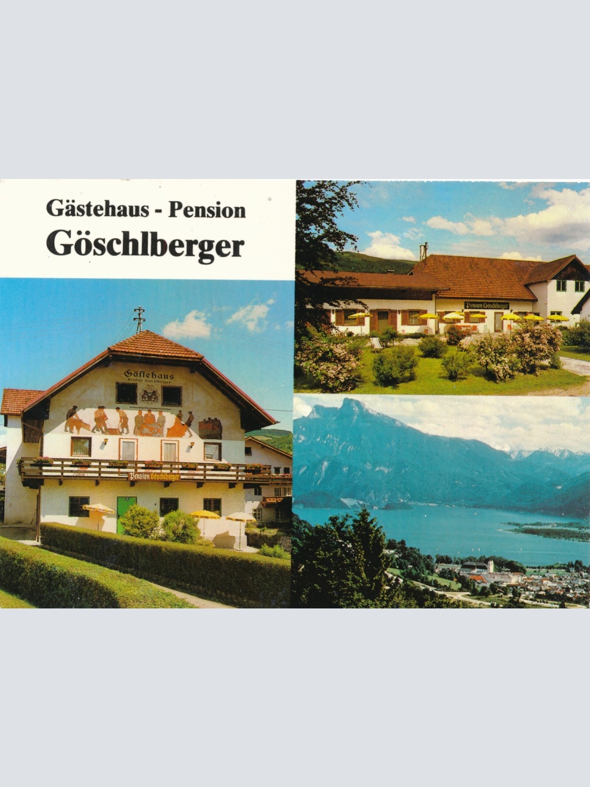 AK, Mondsee, Pension Göschlberger Georg, Oberösterreich (S2747)