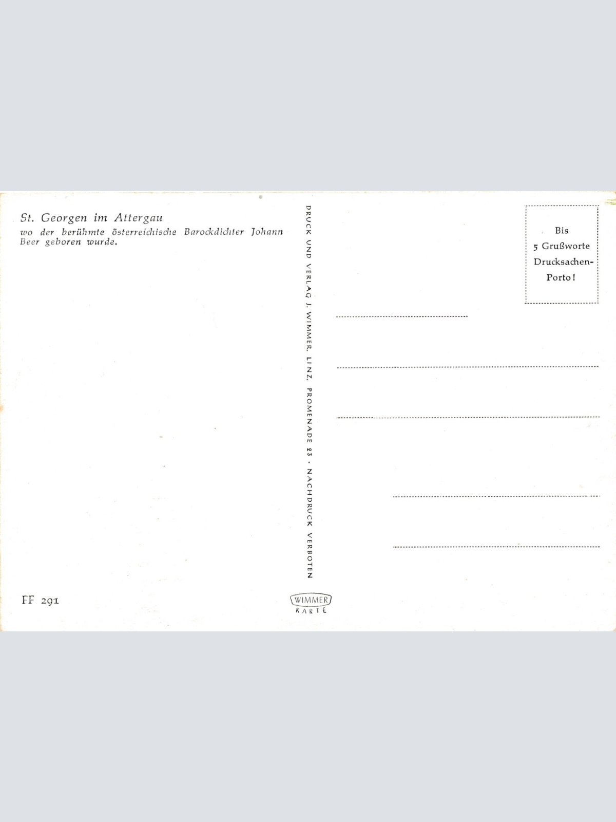 AK, St. Georgen im Attergau, Oberösterreich (S2707)