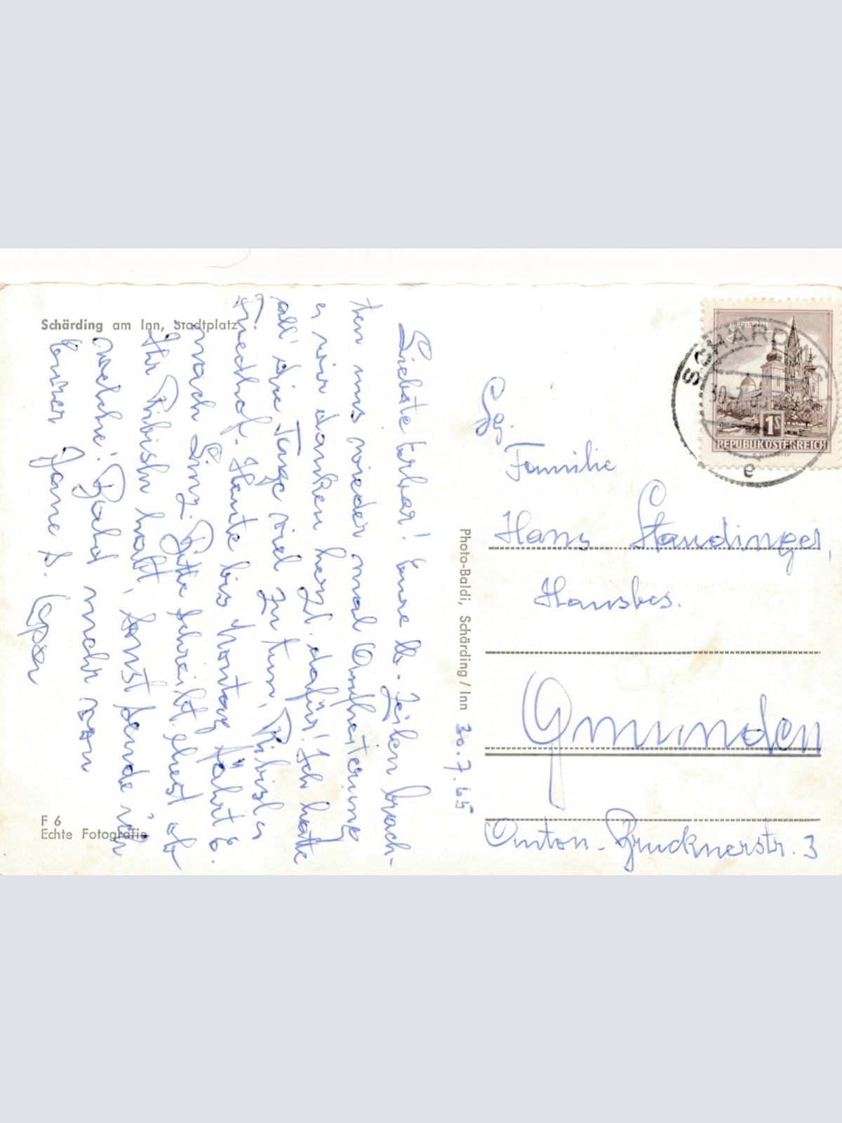 AK aus Schärding am Inn Oberösterreich Ansichtskarte (11560)