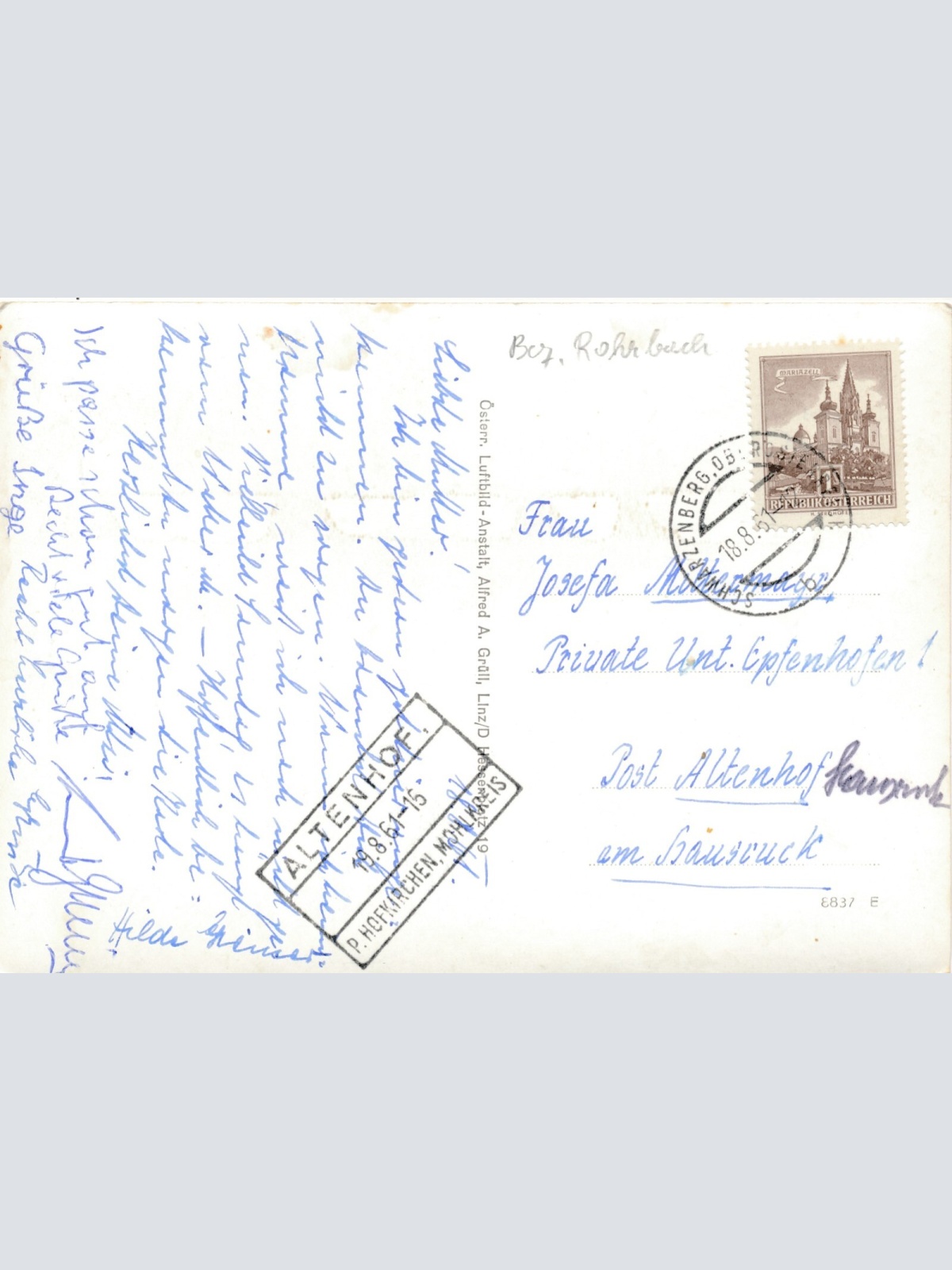 AK aus Schwarzenberg Mehrbildkarte Oberösterreich Ansichtskarte (11655)