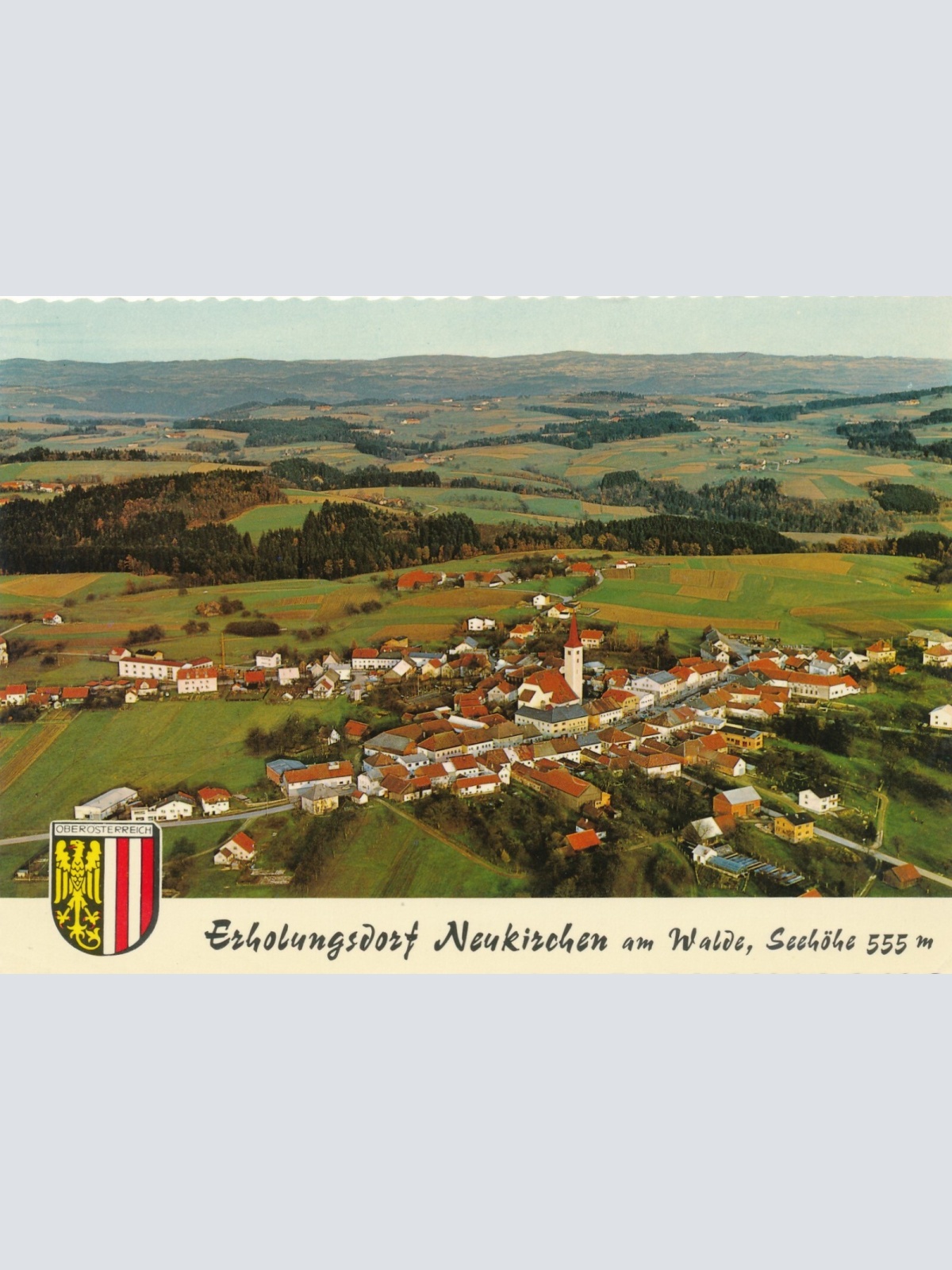 Scheureka - Luftbild aus Neukirchen Oberösterreich Ansichtskarte (11658)