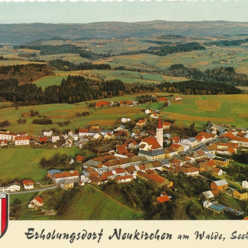 Scheureka - Luftbild aus Neukirchen Oberösterreich Ansichtskarte (11658)