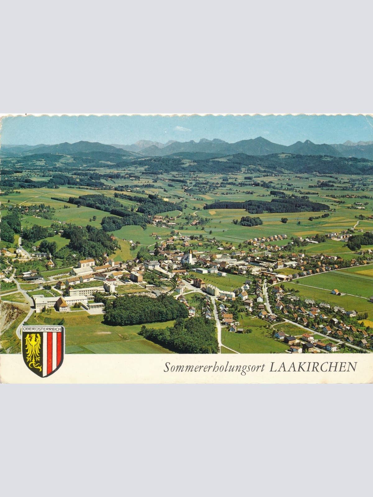 Alpine - Luftbild aus Laakirchen Oberösterreich Ansichtskarte (11659)