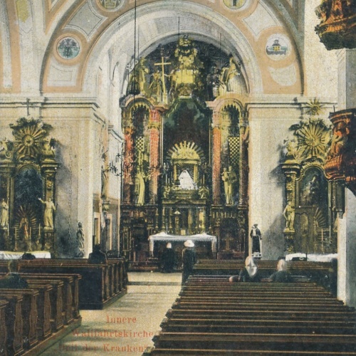 AK aus Maria Enzersdorf Kircheninneres Niederösterreich Ansichtskarte (11645)