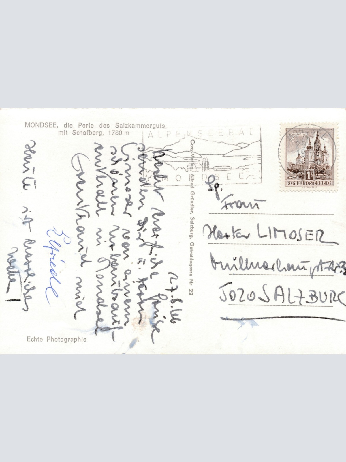 AK aus Mondsee Oberösterreich Ansichtskarte (11696)