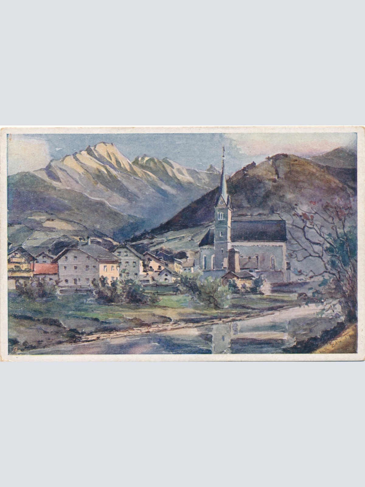 AK aus Salzburg Niedernsill Ansichtskarte (11700)