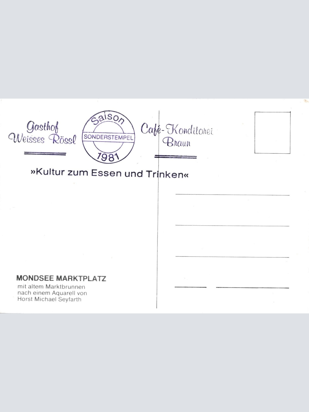 AK, Mondsee, Oberösterreich (S2765)