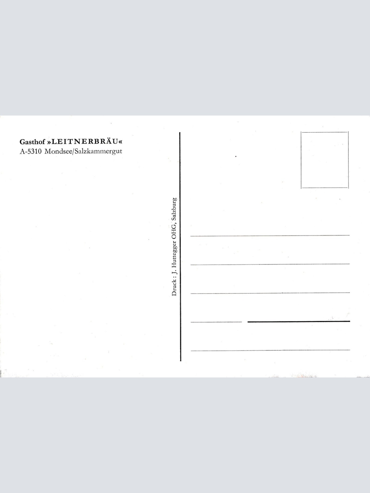 AK, Mondsee, Gasthof Leitnerbräu, Oberösterreich (S2753)
