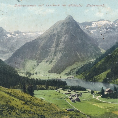 AK Schwarzensee Steiermark Ansichtskarte (11436)