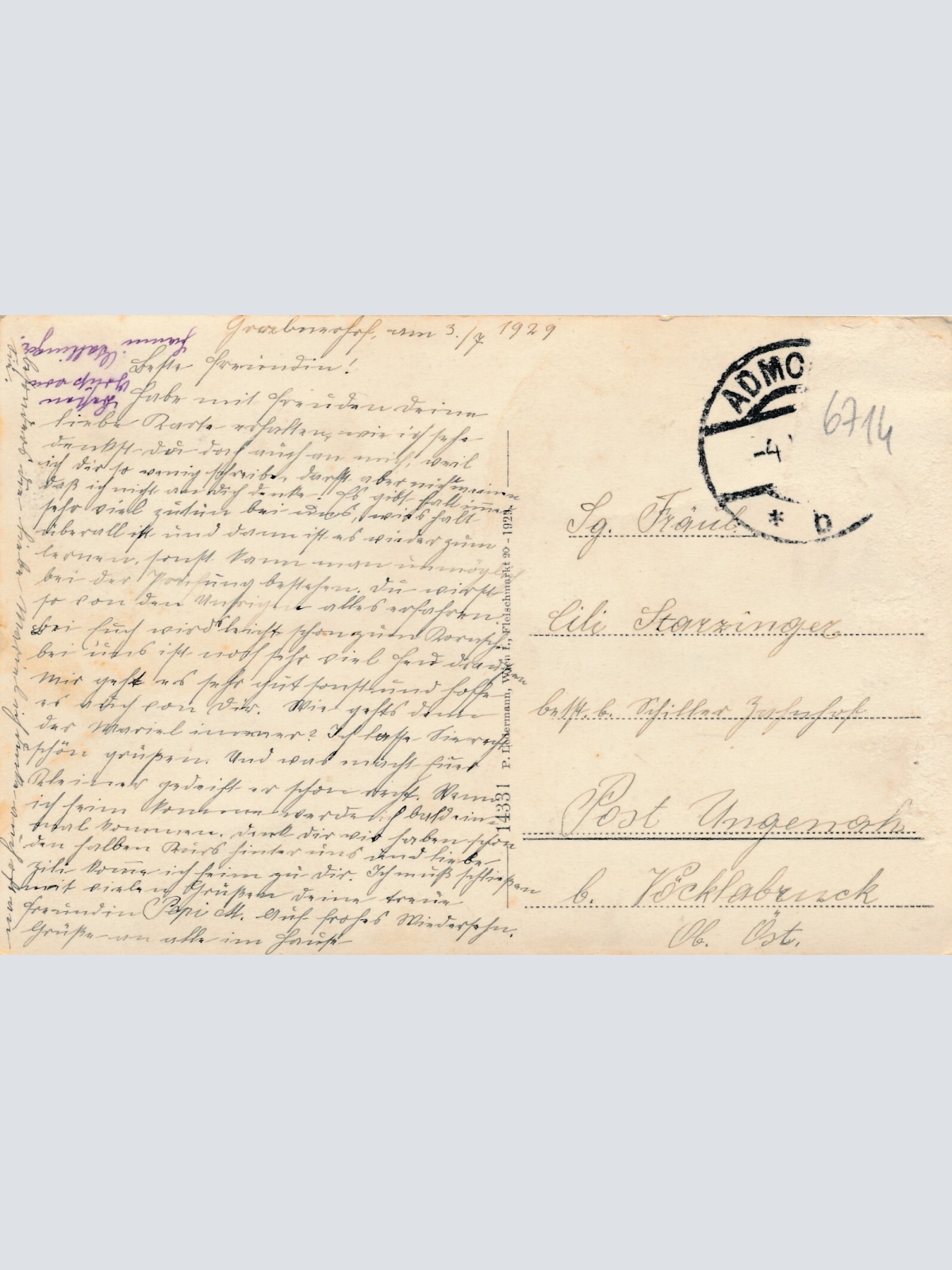 AK aus Grabenhof Steiermark Ansichtskarte (11435)