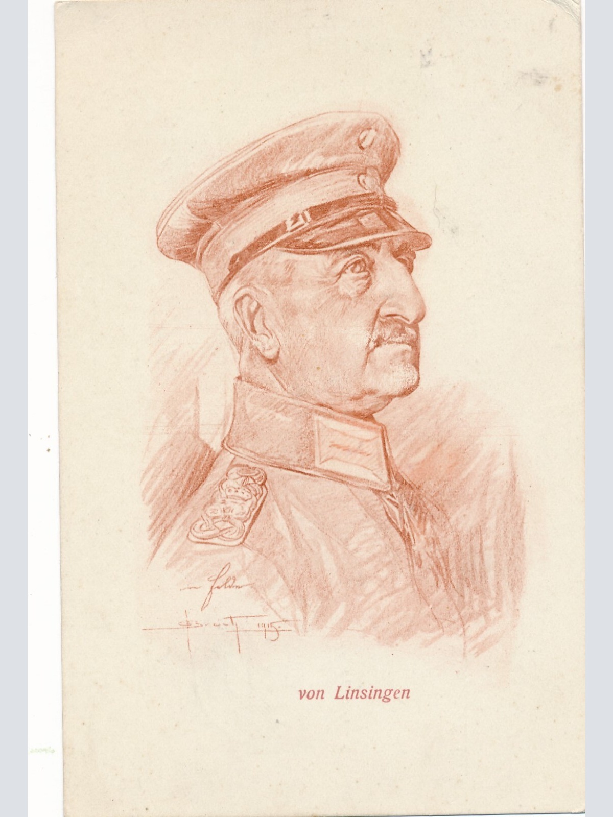 AK von Linsingen Militaria Ansichtskarte (11432)