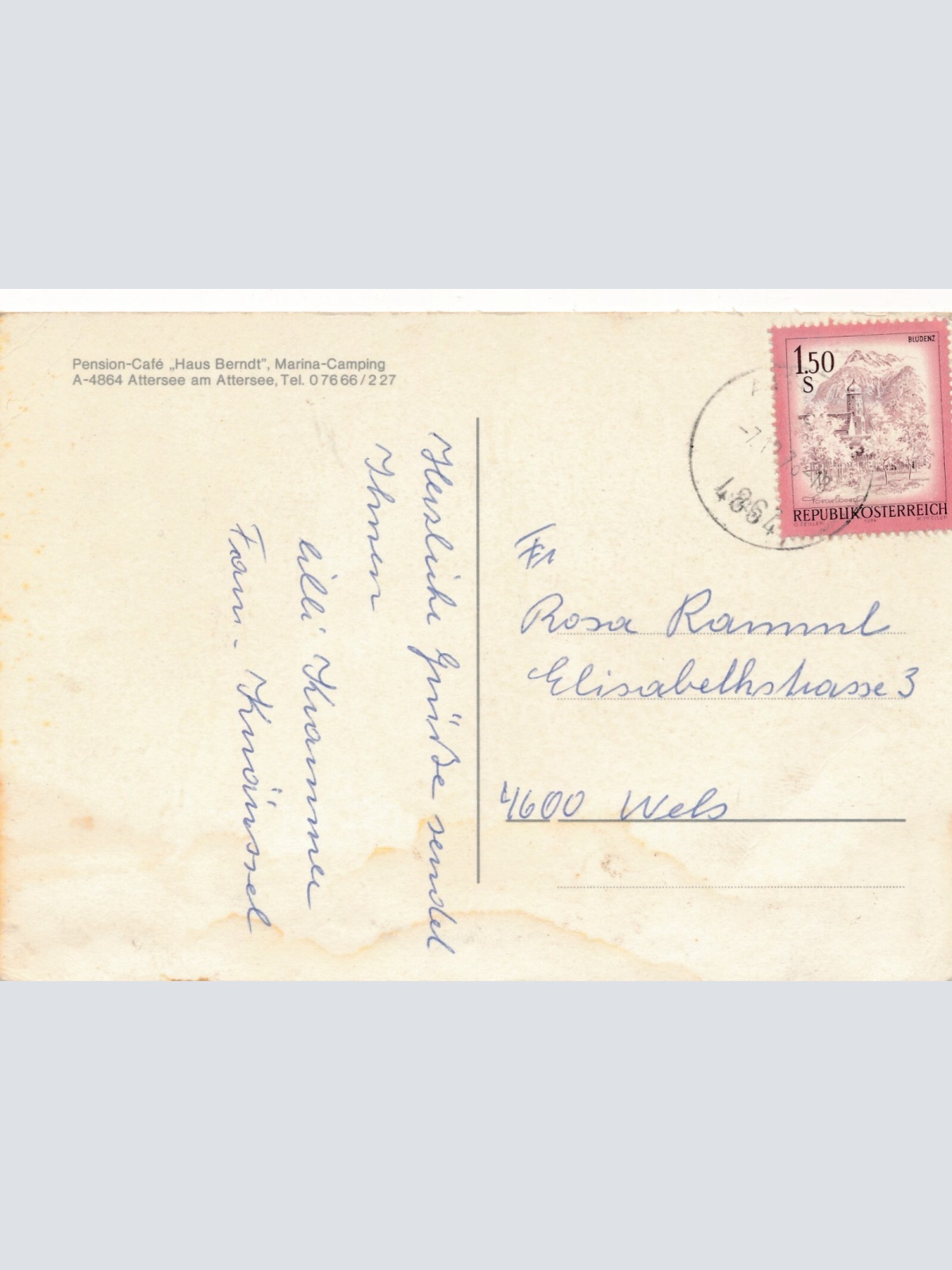 AK, Attersee, Haus Berndt, Oberösterreich (S2700)