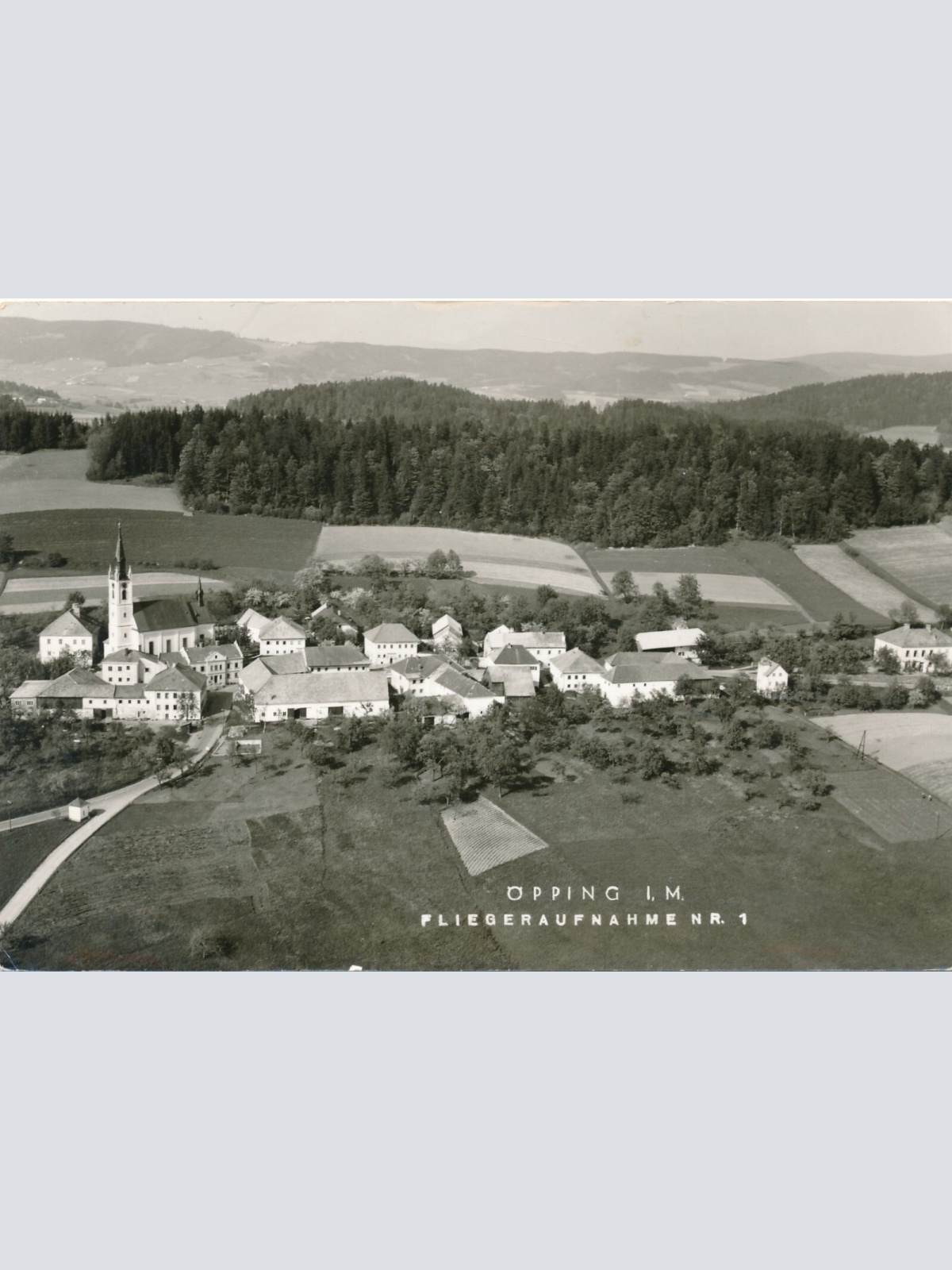 AK aus Öpping Fliegeraufnahme Nr. 1 Oberösterreich Ansichtskarte (11503)