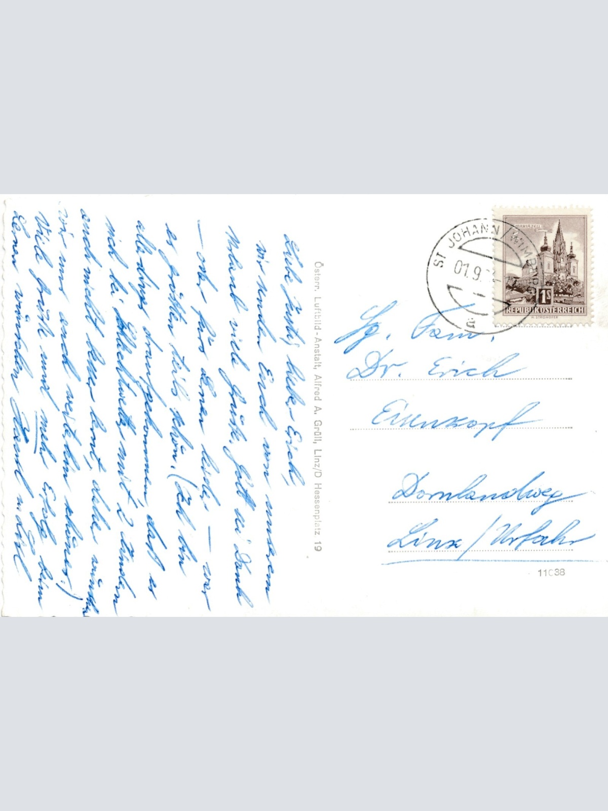 AK aus St. Johann am Wimberg Oberösterreich Ansichtskarte (11508)