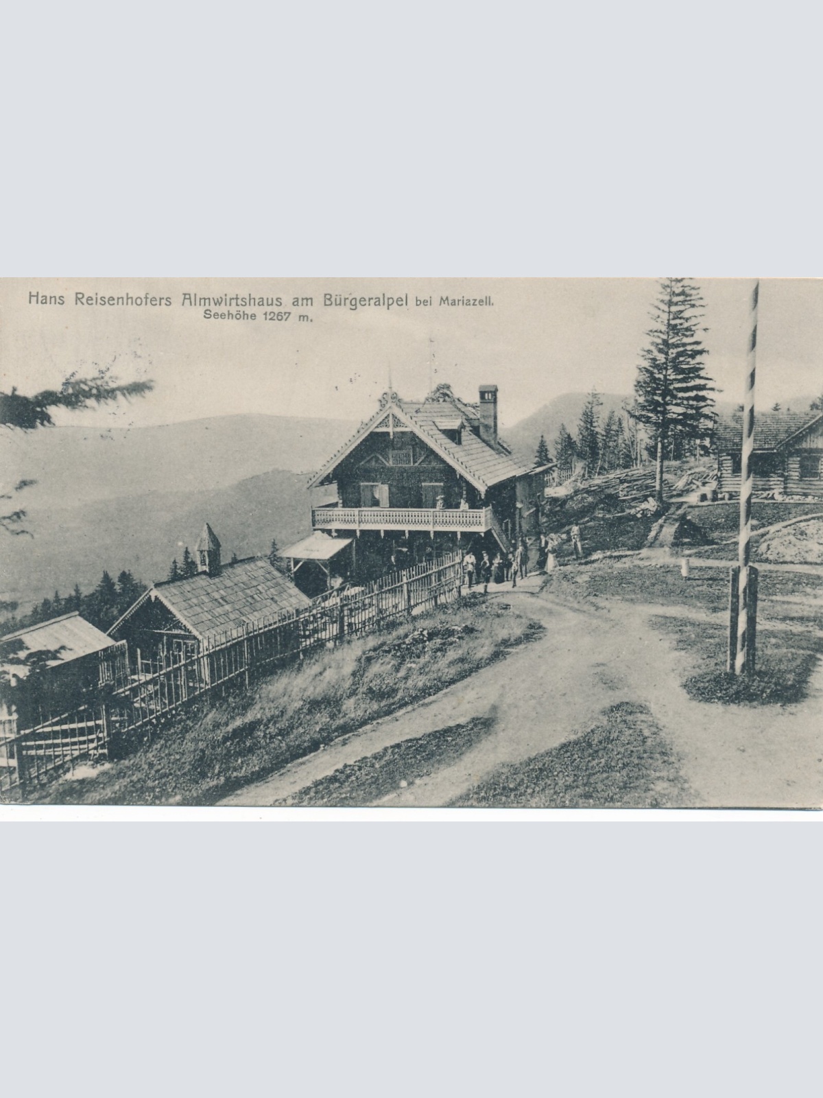 AK aus Schutzhaus Bürgeralpl Steiermark Ansichtskarte (12010)