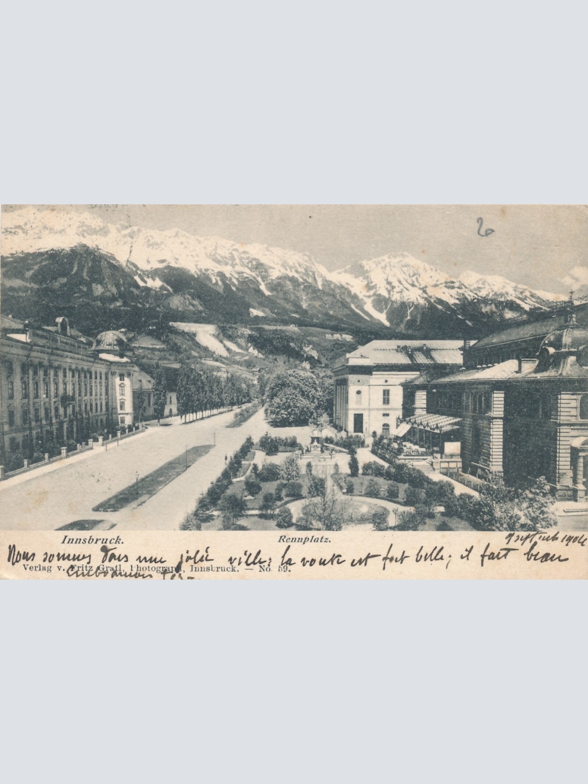 AK aus Innsbruck Rennplatz Tirol Ansichtskarte (11469)