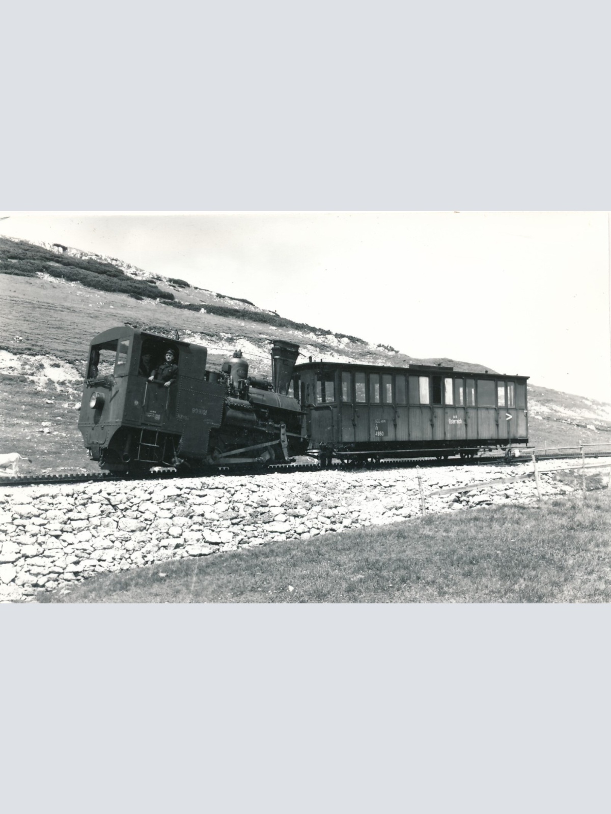 Foto - Karte Eisenbahn - Straßenbahn Ansichtskarte (11451)