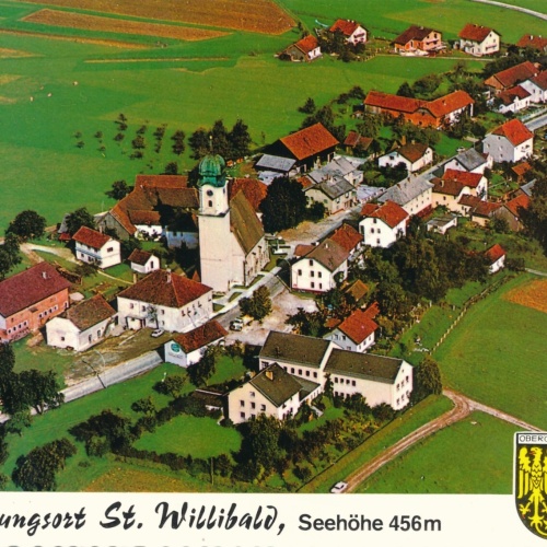 Alpine - Luftbild aus St. Willibald Oberösterreich Ansichtskarte (11454)