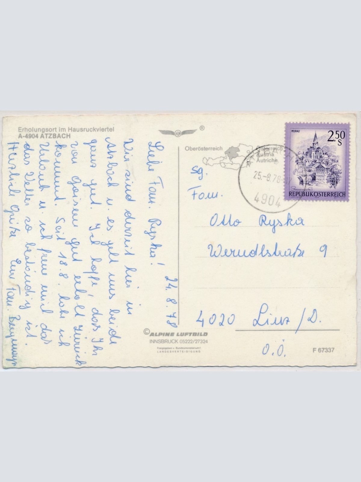 AK, Atzbach, Oberösterreich (S2658)