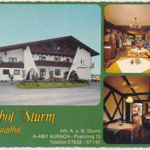 AK, Gasthof Sturm, Aurach, Oberösterreich (S2655)