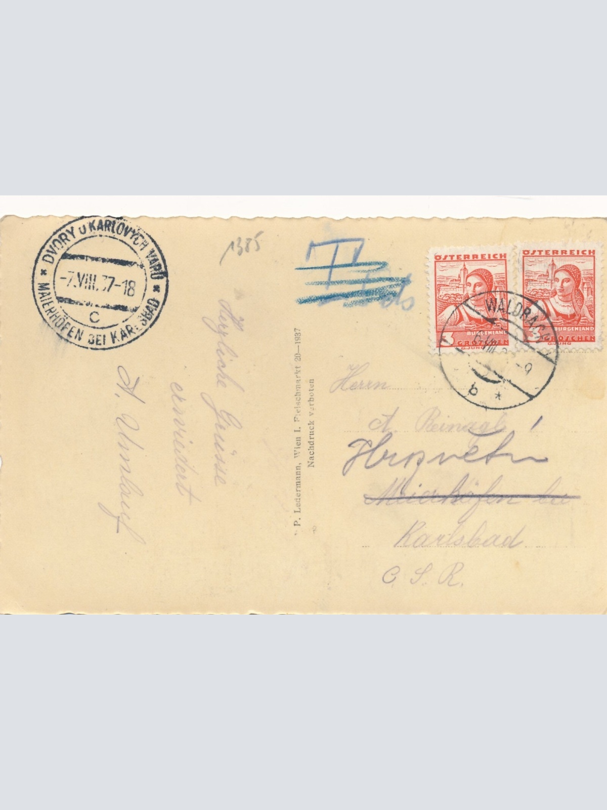 AK aus Waldbach Steiermark Ansichtskarte (11957)