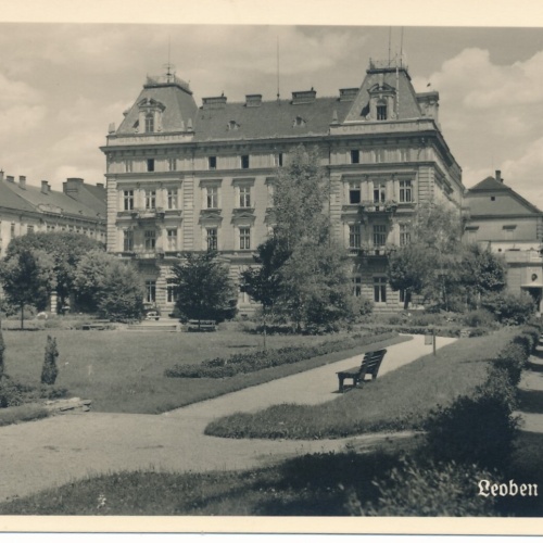AK aus Leoben Grand Hotel Steiermark Ansichtskarte (11964)