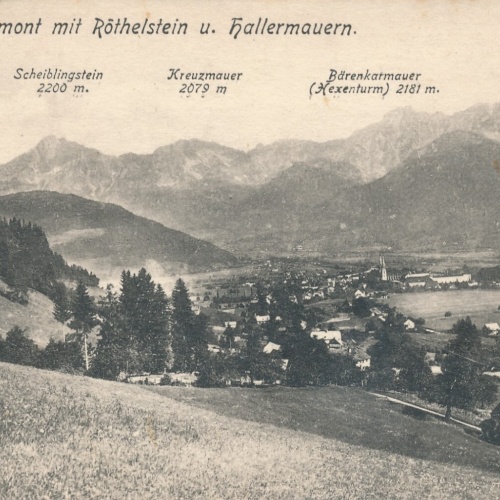 AK aus Admont mit Röthelstein Steiermark Ansichtskarte (11955)