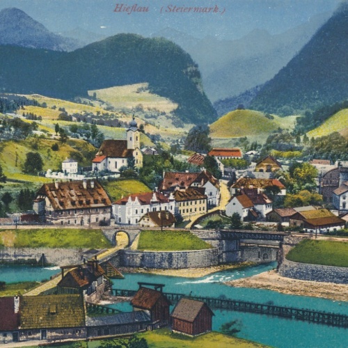 AK aus Hieflau Steiermark Ansichtskarte (11983)