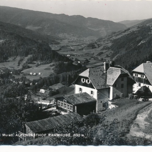 AK aus Stolzalpe bei Murau mit Gasthof Ramhube Steiermark Ansichtskarte (11979)