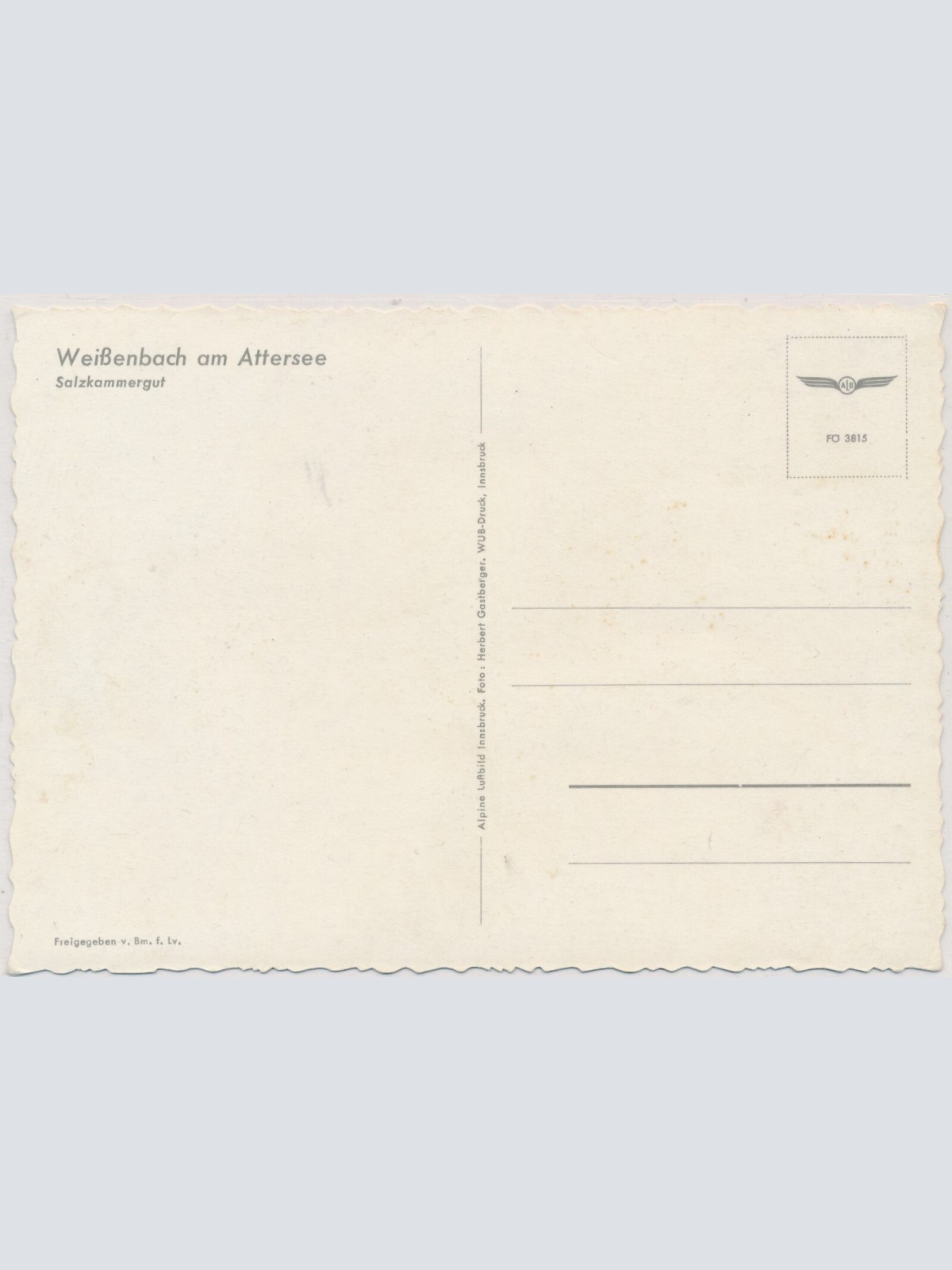 AK, Weißenbach, Oberösterreich (S2815)