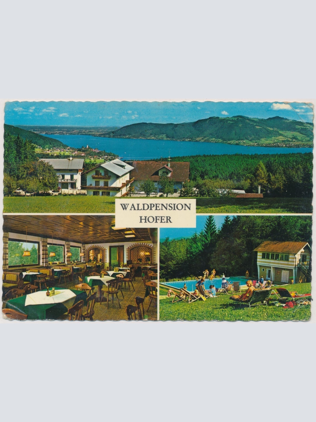 AK, Strass im Attergau, Waldpension Hofer, Oberösterreich (S2803)