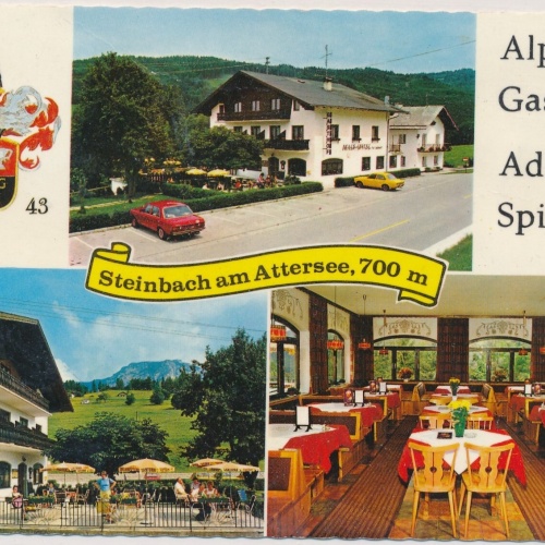 AK, Steinbach, Alpengasthof Adlerspitze, Oberösterreich (S2807)
