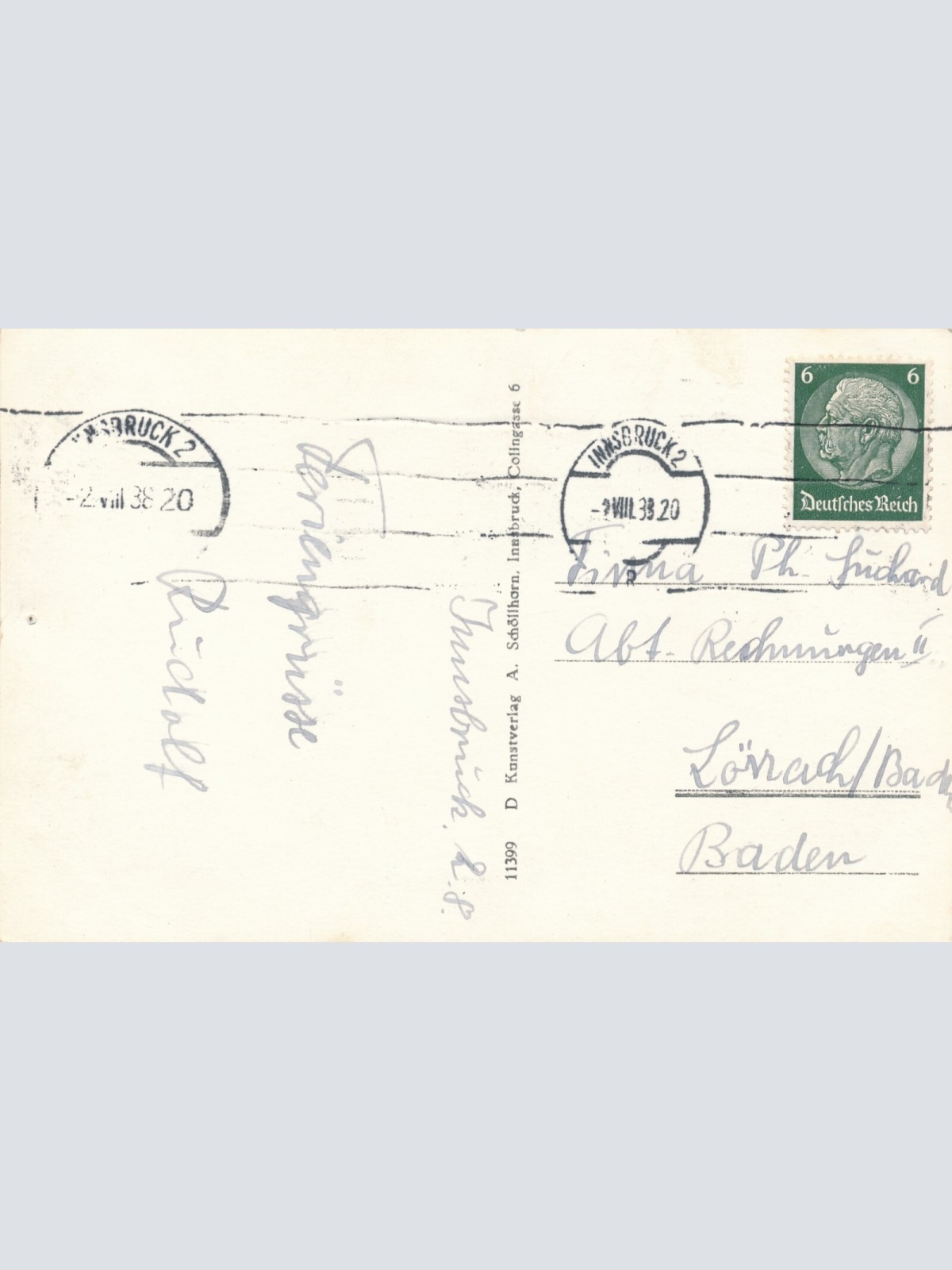 AK aus Innsbruck Tirol Ansichtskarte (11708)