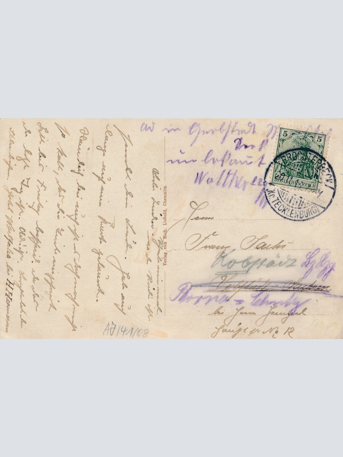 AK von einer Güterzug Locomotive der Französischen Ostbahn Ansichtskarte (10844)