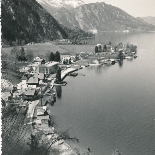 AK aus Weissenbach Hotel Post Oberösterreich Ansichtskarte (11746)