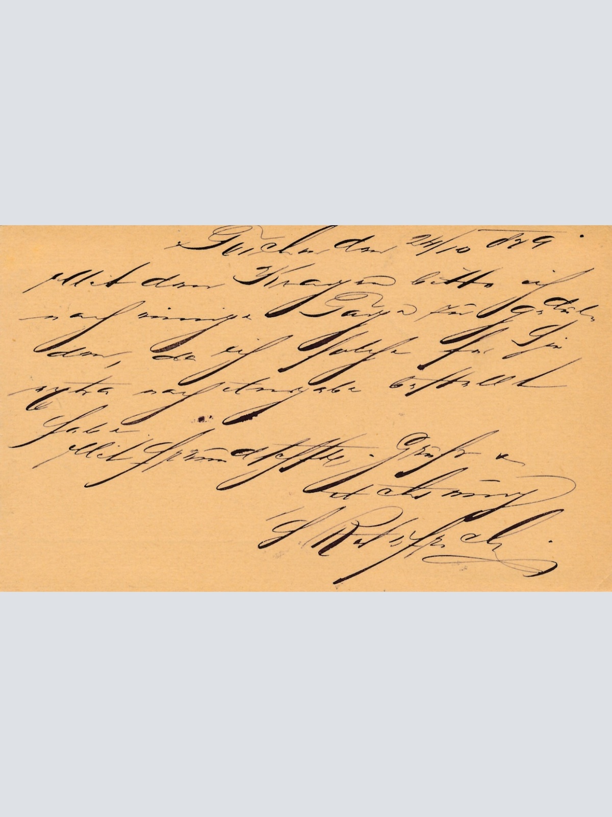 2 Kreuzer - Ganzsachen - Karte 1879 aus Teschen (11735)