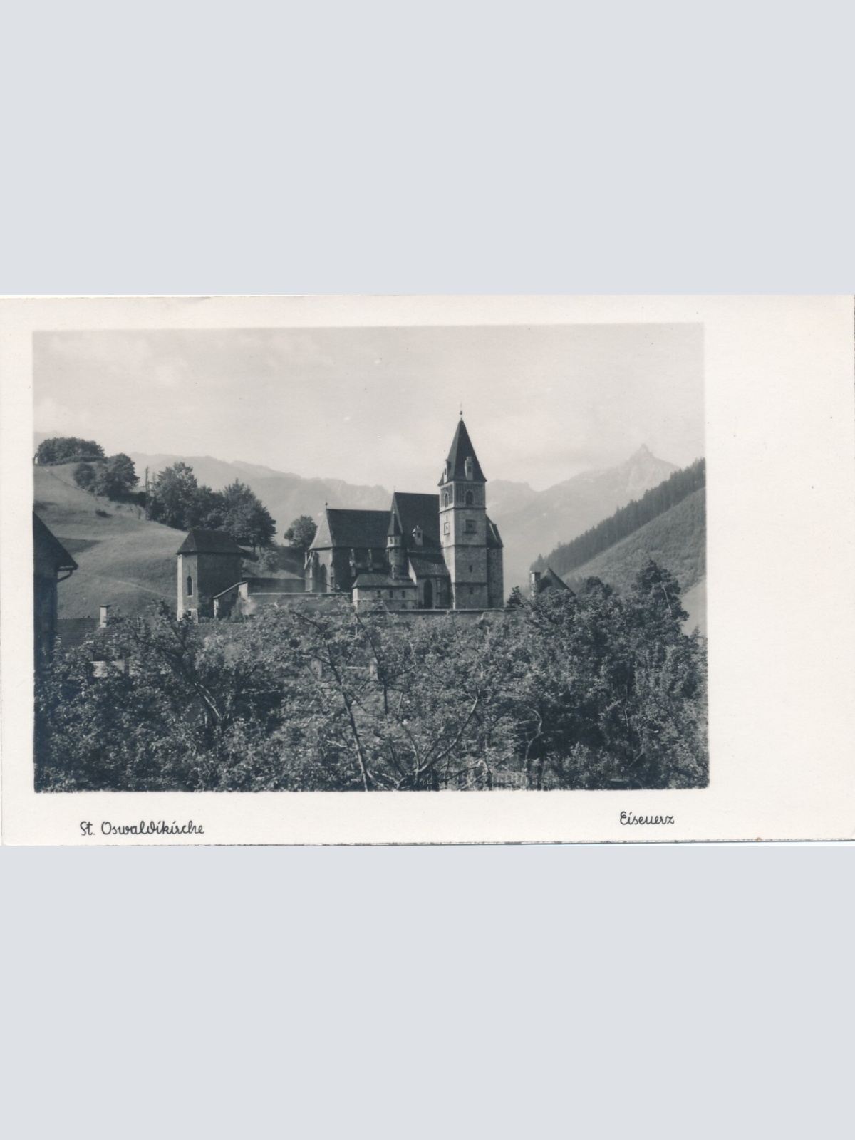 AK aus Eisenerz St. Oswaldkirche Steiermark Ansichtskarte (11896)
